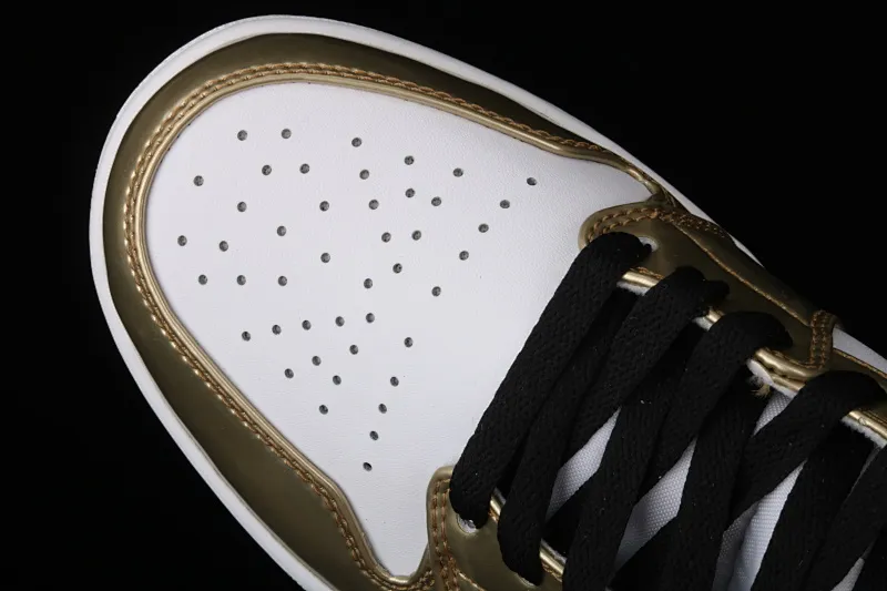 All categories Air Jordan Jordan series basketball shoes Air Jordan 1 Mid G version pure original Air Jordan 1 Mid AJ1 Joe 1 liquid gold DC1419-700